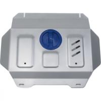 Защита радиатора и картера Rival (часть 2) для Toyota Hilux 4WD 2015-н.в., алюминий 4 мм, без крепежа, 3.9502.1