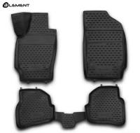 Автомобильные коврики element в салон для VW Polo (V) 2009-2020 4 шт. хэтчбек (полиуретан)