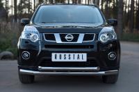 Защита переднего бампера d76/63 NISSAN X-Trail 2011-2014