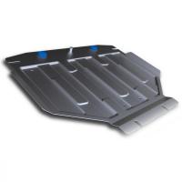 Защита картера Rival (часть 2) для Lexus LX 2015-н.в., алюминий 4 мм, с крепежом, 333.5714.2