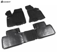 Автомобильные коврики element в салон LADA Priora 2007-2009 4 шт. (полиуретан)