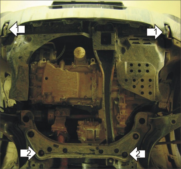 Фото Защита Motodor для картера и кпп FORD Maverick (2004-2008)