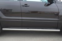Пороги труба d63 (вариант 3) SUZUKI Grand Vitara 5 дв. 2012-2016