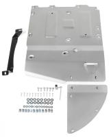 Защита КПП и РК Rival для BMW X7 G07 (30d; 40i; M50d) 2019-н.в., алюминий 4 мм, с крепежом, 333.0534.1