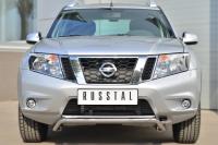 Защита переднего бампера d42 (волна) под машину NISSAN Terrano 2014-
