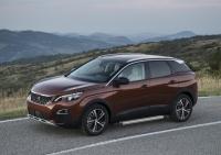 Пороги алюминиевые Rival "Silver" для Peugeot 3008 II 2016-н.в.