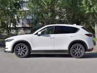 Пороги труба d63 (вариант 3) MAZDA CX-5 2017-