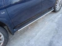 Защита порогов 42,4 мм (укороченные) для Infiniti QX 80 2014-2018