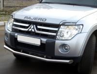 Защита переднего бампера d76 MITSUBISHI Pajero 4 2006-2011
