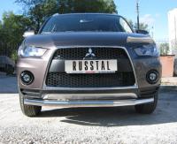 Защита переднего бампера d76 MITSUBISHI Outlander 2010-2011