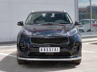 Защита переднего бампера d63 секция KIA SPORTAGE 2016-2018