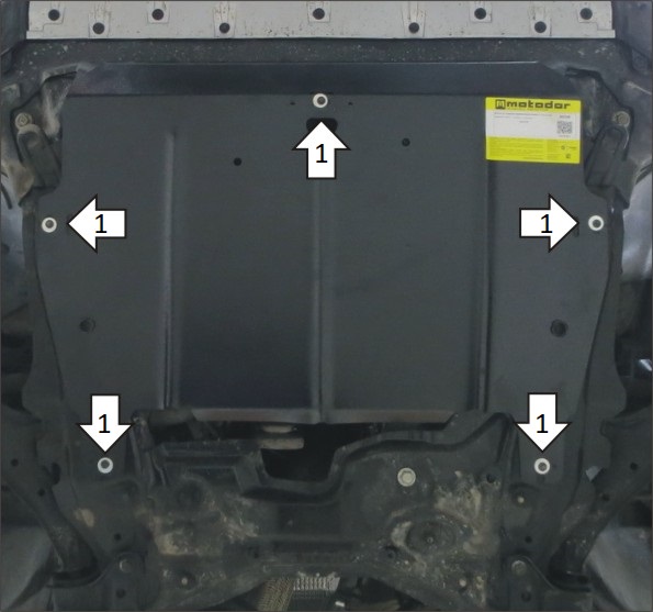 Фото Защита Мотодор для Haval H6 2015- / H6 Coupe 2017-