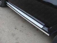 Пороги труба 42,4 мм для Nissan Terrano 2014-