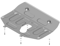 Защита стальная Мотодор Geely Atlas 2017-