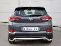 Защита заднего бампера d63 волна (кроме Hi-Tech) HYUNDAI Tucson 2015-2017