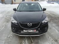 Решетка радиатора 16 мм для Mazda CX-5 2012-2015