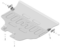 Защита алюминиевая Мотодор Subaru Outback 2021-