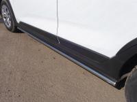 Пороги труба 42,4 мм для Kia Rio X-Line 2017-