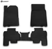 Автомобильные коврики element в салон SSANG YONG Kyron 2006-2015 4 шт. (полиуретан)
