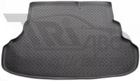 Автомобильный коврик багажника Норпласт для Hyundai Accent (Хёндай Соларис) Седан (для автомоб. со склад. сидениями)(2010-), полиуретановый