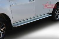Пороги с листом d60,Toyota HiLux 2015-