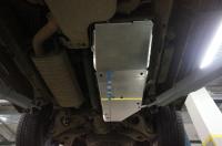 Защита бензобака Infiniti (Инфинити) QX80 (QX56 (2010-)) (Алюминий 4 мм)( Инфинити Ку Икс Х 56 2 \ Инфинити Ку Икс Х 80 \)