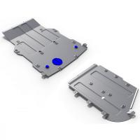 Защита картера, КПП и РК Rival для BMW X4 2018-н.в., алюминий 4 мм, с крепежом, K333.0531.1