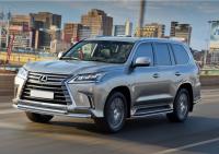 Защита штатного порога d42 Lexus LX 2015-