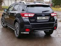 Защита задняя (уголки) 42,4 мм для Subaru XV 2017-