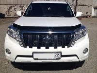 Дефлектор капота Toyota LC Prado 150 (2013-) (темный)