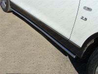 Пороги труба 42,4 мм для Infiniti QX 50 (EX 25,EX 35) 2011-2015