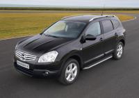 Пороги алюминиевые Rival "Premium" для Renault Koleos 2017-