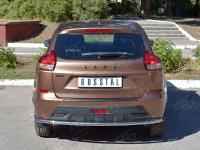 Защита заднего бампера d42 секции LADA XRay 2015