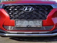 Решетка радиатора нижняя 12 мм для Hyundai Santa Fe (TM) 2018-