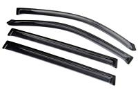 Дефлекторы боковых окон Toyota Highlander (Тойота Хайлендер) (2010-2013) (4дв..) (темный)