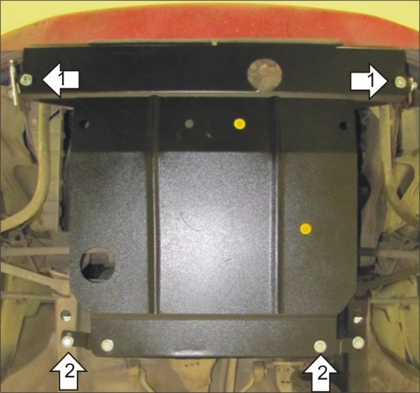 Фото Защита Motodor для картера и кпп Mazda Demio (1996-2002)