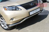 Защита переднего бампера d 60 одинарная Lexus RX III 350 (2009-2012)
