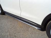 Пороги с площадкой 42,4 мм для Infiniti QX 50 2018-