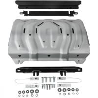 Защита радиатора Rival для Mitsubishi Pajero Sport 2016-н.в., алюминий 4 мм, с крепежом, 333.4046.2