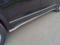 Пороги труба 60,3 мм для Volkswagen Teramont 2018-