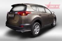 Защита задняя уголки d42 Toyota RAV-4 (2013-)