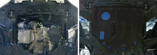 Фото Защита картера и КПП Автоброня для Suzuki SX4, V - 1,6 2013-