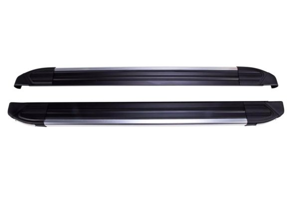 Фото Пороги алюминиевые (BRILLIANT BLACK) PORSCHE CAYENNE 2002-2017