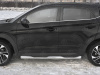 Фото Пороги труба d76 с накладкой (вариант 3) HYUNDAI TUCSON 2018-