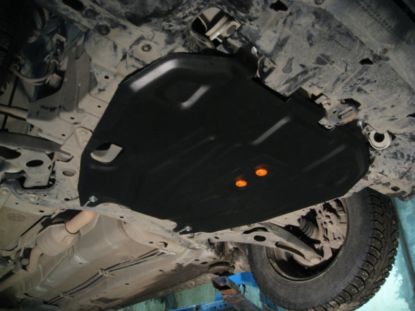 Фото Защита Альфеко для картера двигателя и кпп Mitsubishi Peugeot 4008 (2012-)