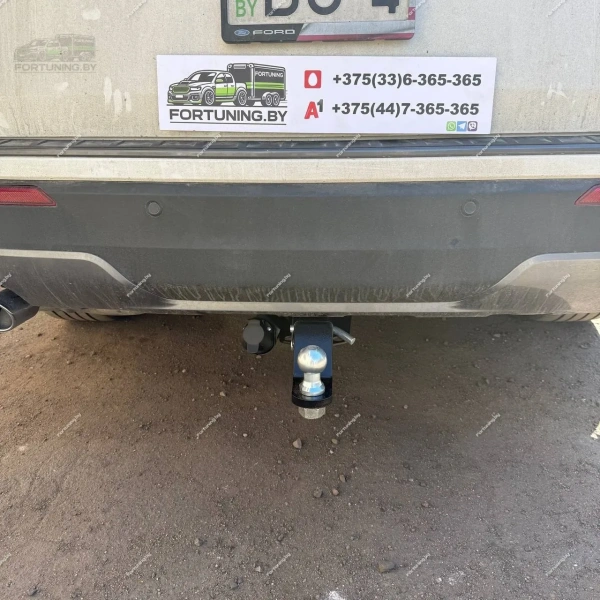 Фаркоп Bizon (Россия) «быстросъемный под квадрат» для Ford Explorer VI (2019-)