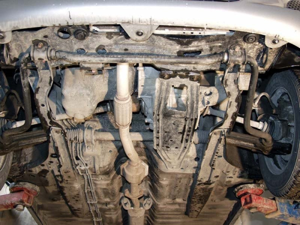 Фото Защита Альфеко для картера двигателя и кпп Daewoo Matiz (V-все, 1998-)