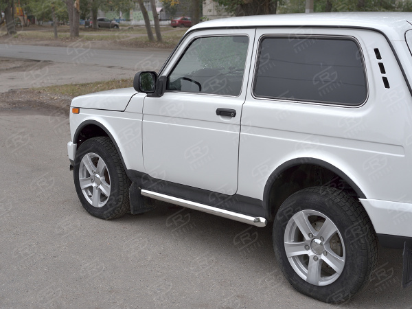 Фото Пороги труба d63 (вариант 1) 3дв. LADA 4x4 URBAN 2014-