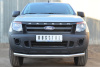 Защита переднего бампера d76 (секции) FORD RANGER 2011-