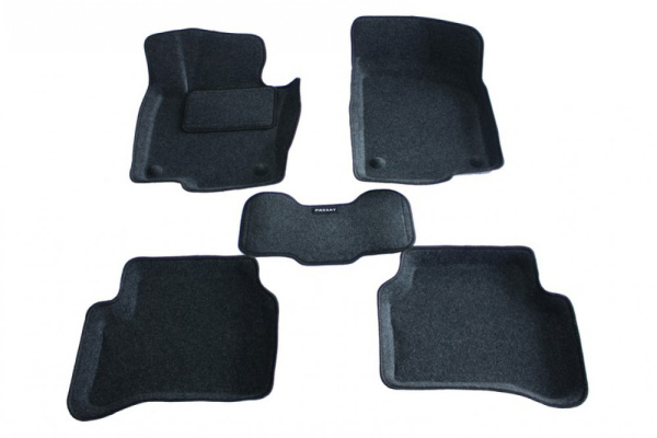 Автомобильные 3D коврики Боратекс для Volkswagen Passat B7 2011 – 2014, ворсовые